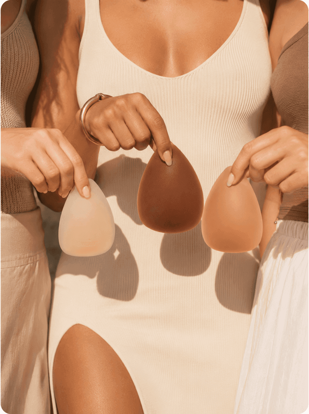 Deep-V Triangle — Seamless Reusable Nipple Covers