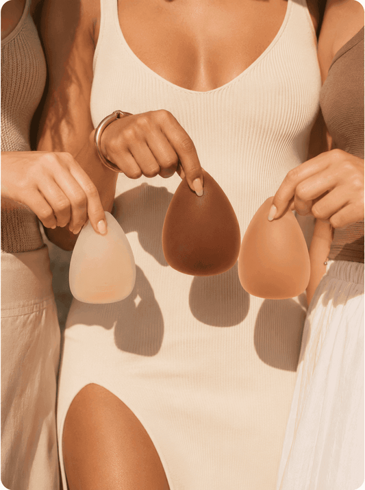 Deep-V Triangle — Seamless Reusable Nipple Covers