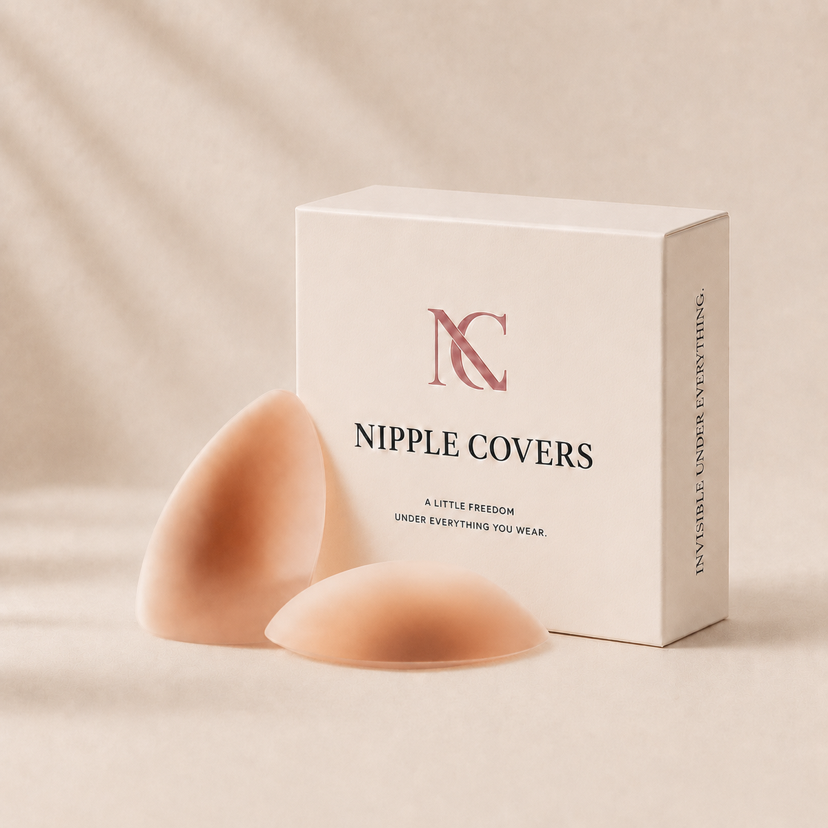 Deep-V Triangle — Seamless Reusable Nipple Covers