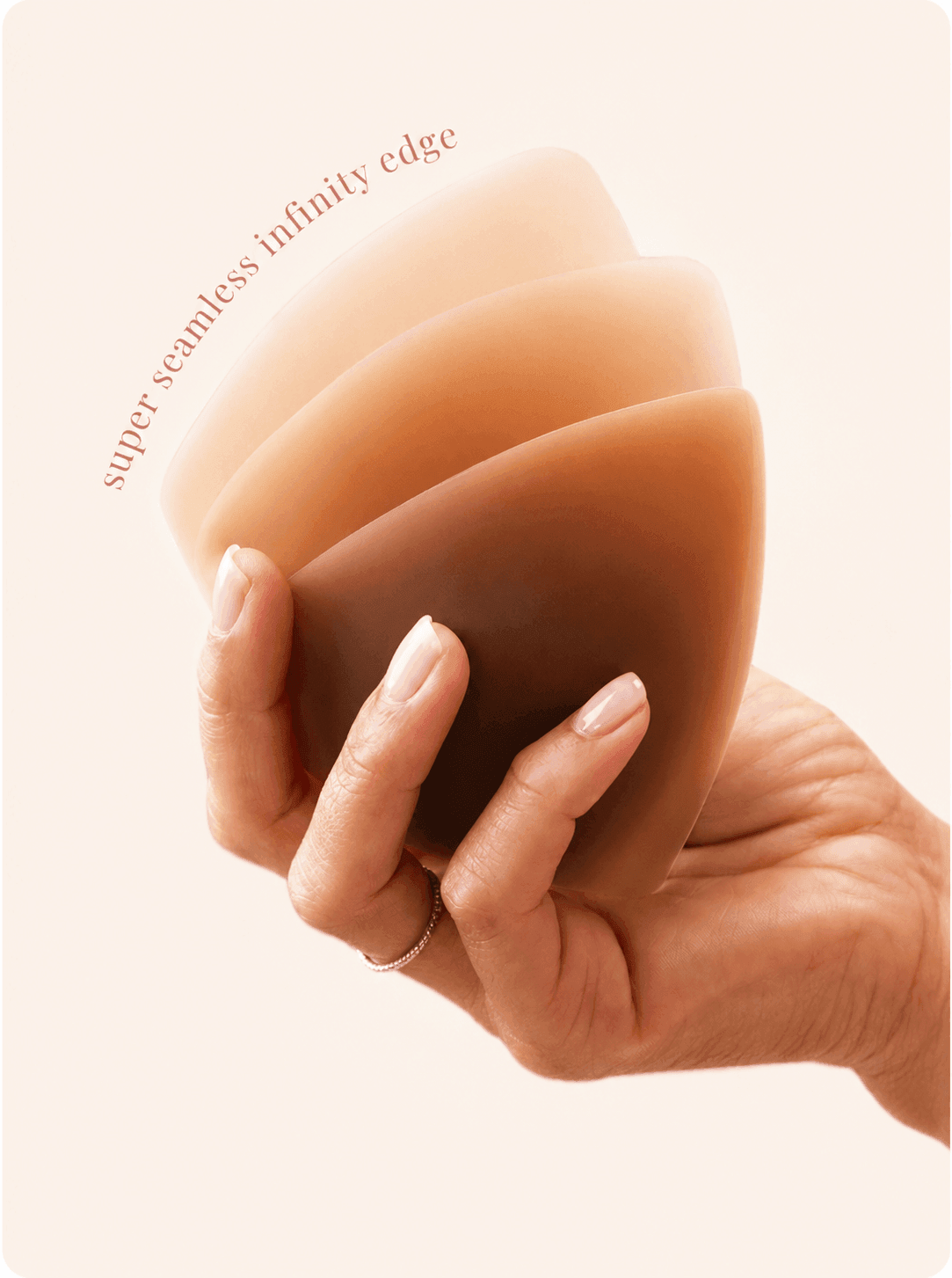 Deep-V Triangle — Seamless Reusable Nipple Covers